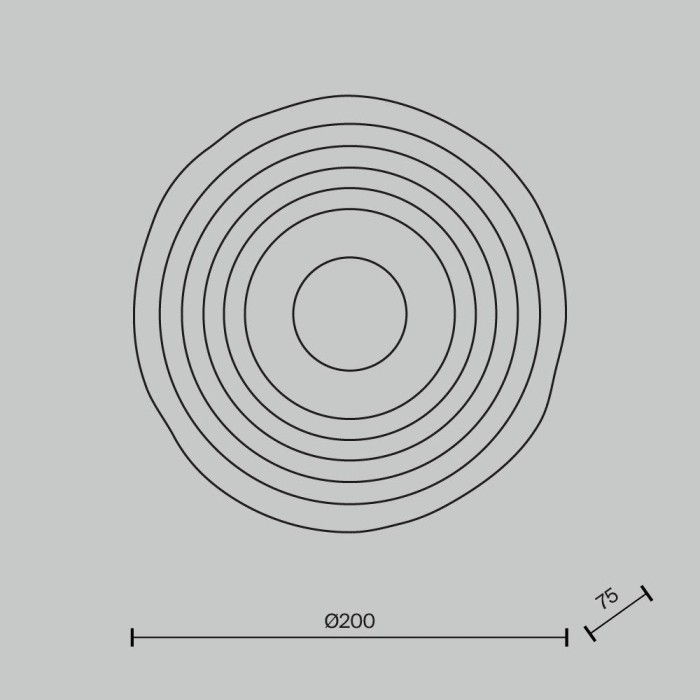 Настенный светодиодный светильник Maytoni Sparkle MOD343WL-L5BS3K