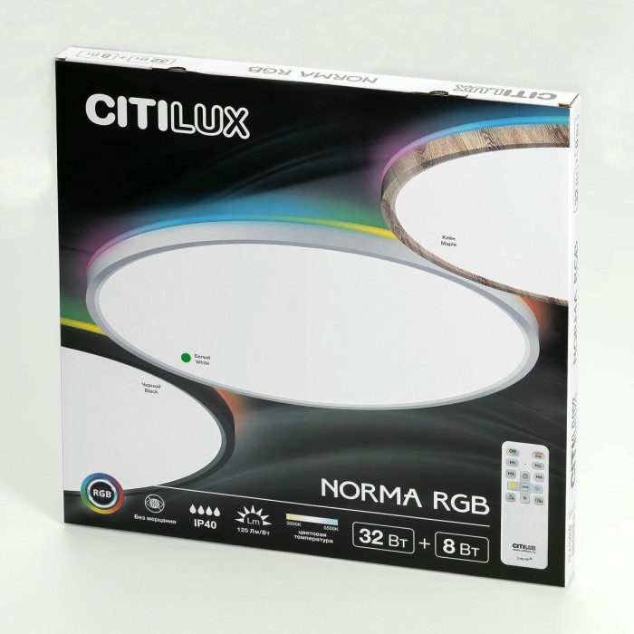 Потолочный светодиодный светильник Citilux Norma CL749400