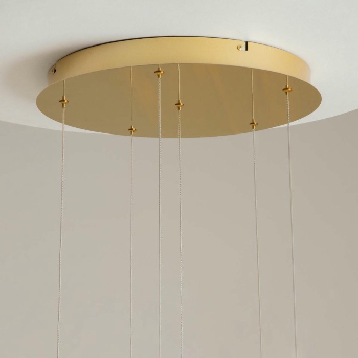 Подвесная светодиодная люстра Maytoni Foresight MOD347PL-L48BS3K