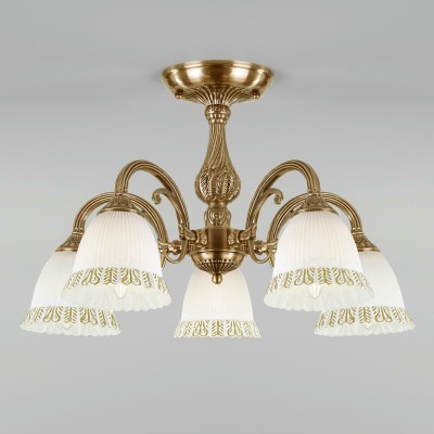 Потолочная люстра Eurosvet Campina 60107/5 античная бронза