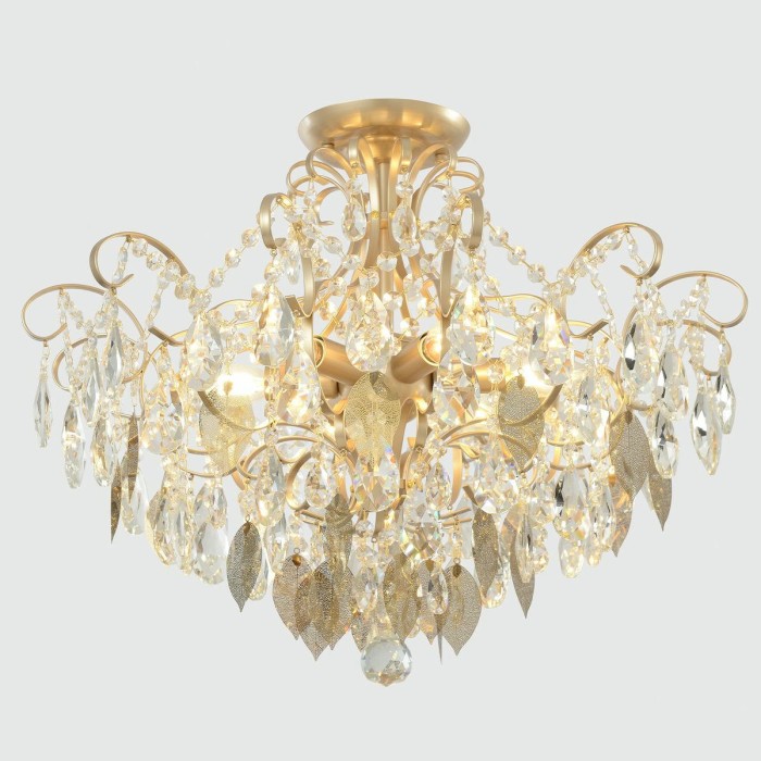 Потолочная люстра Crystal Lux Esmiralda PL6 Gold