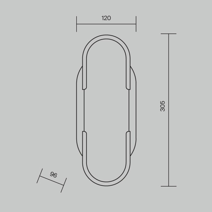 Настенный светильник Maytoni Marmo MOD099WL-01G3
