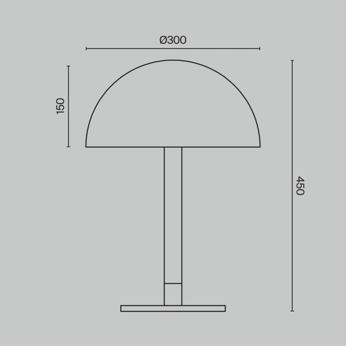 Настольная лампа Maytoni Ray Z012TL-L8B3K