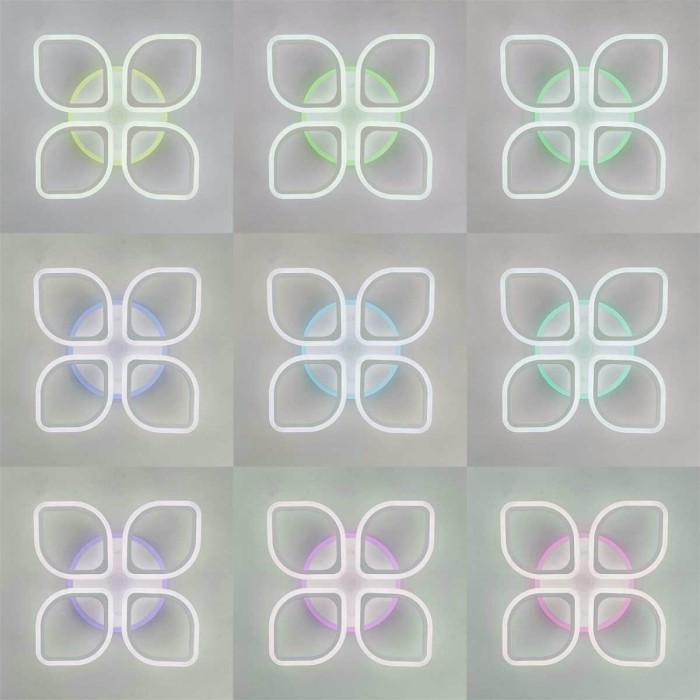 Потолочная светодиодная люстра Citilux Ромби Смарт CL236A140E