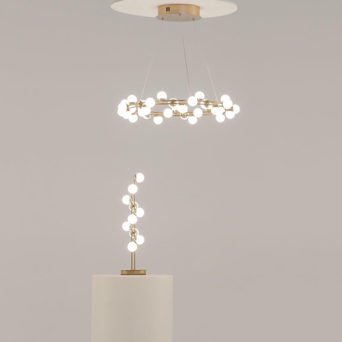 Подвесная светодиодная люстра Maytoni Tessara MOD081PL-L50G3K