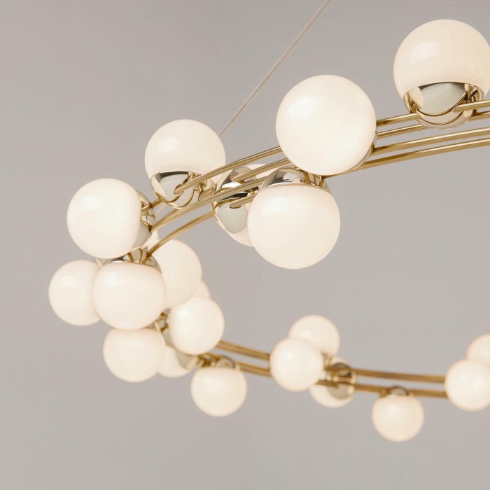 Подвесная светодиодная люстра Maytoni Tessara MOD081PL-L50G3K