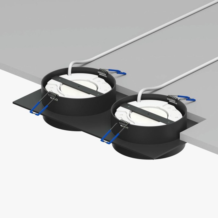 Встраиваемый светильник Denkirs Flat DK2092-BK