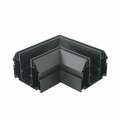 Угол соединительный для встраиваемого магнитного трека для натяжного потолка Crystal Lux Space CLT 0.233 01 BL