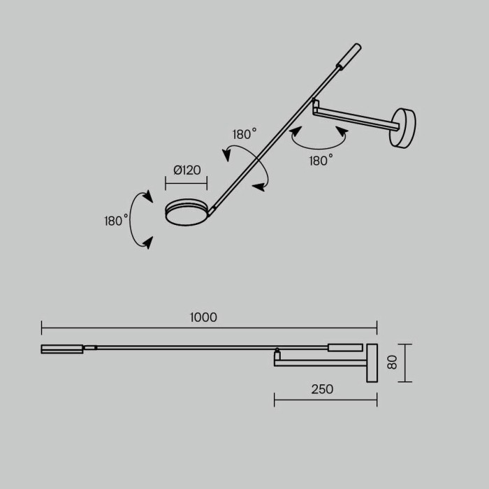 Светодиодный спот Maytoni Fad MOD070WL-L6W3K