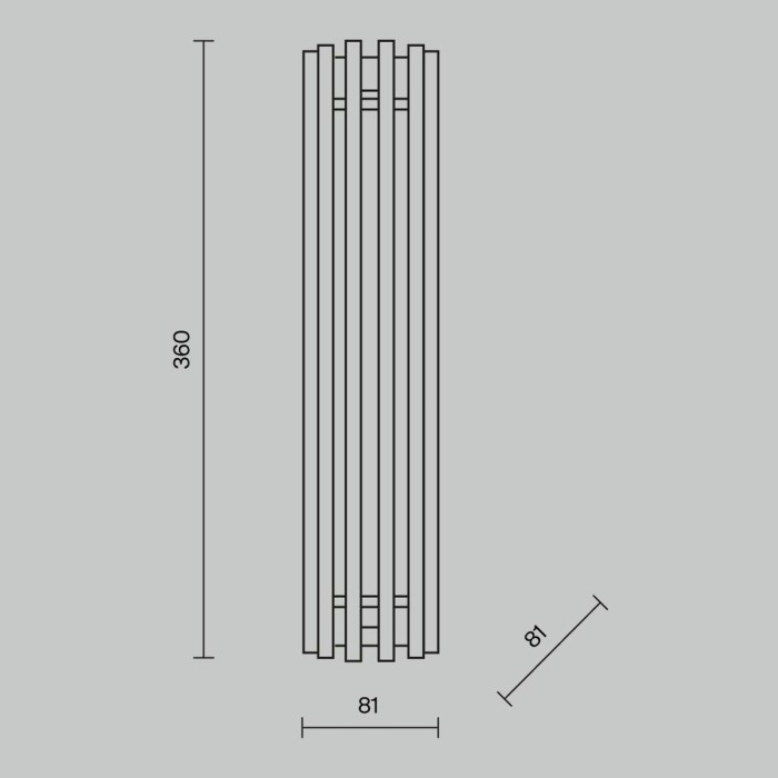 Настенный светильник Maytoni Sonata MOD410WL-L12BS3K