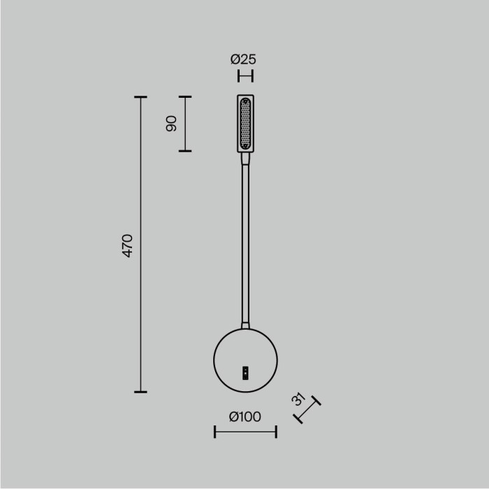 Бра Maytoni Stem C035WL-L3W3K
