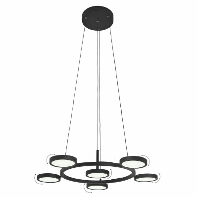 Подвесная светодиодная люстра Crystal Lux CLT 027C6 D700 BL