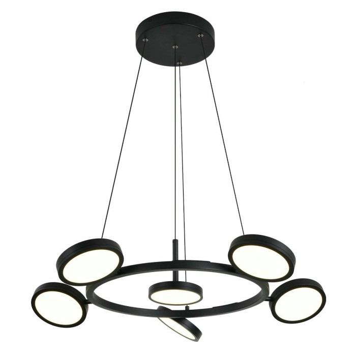 Подвесная светодиодная люстра Crystal Lux CLT 027C6 D700 BL