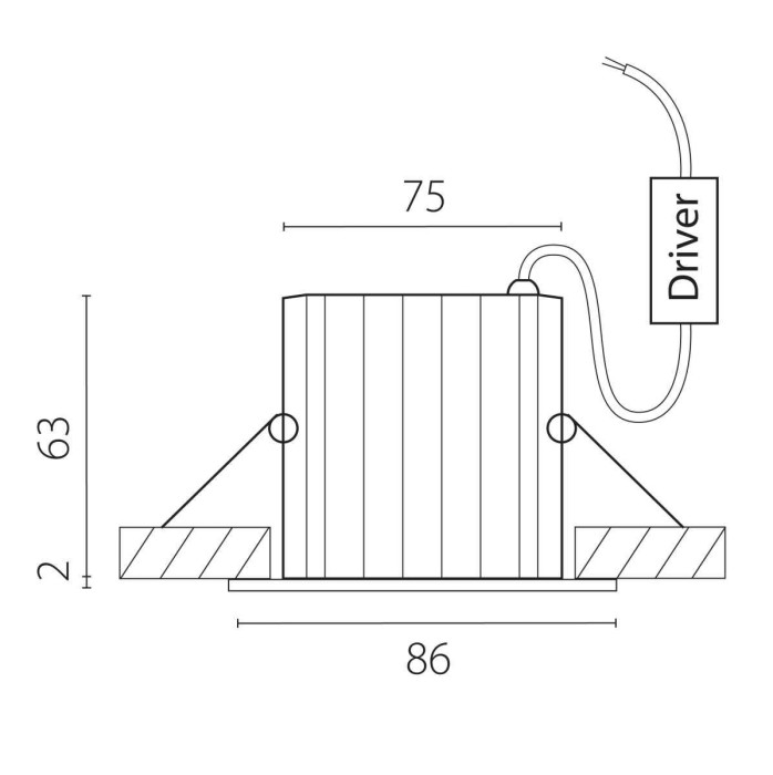Светильник светодиодный универсальный IP65 Ciclone Lightstar 385036