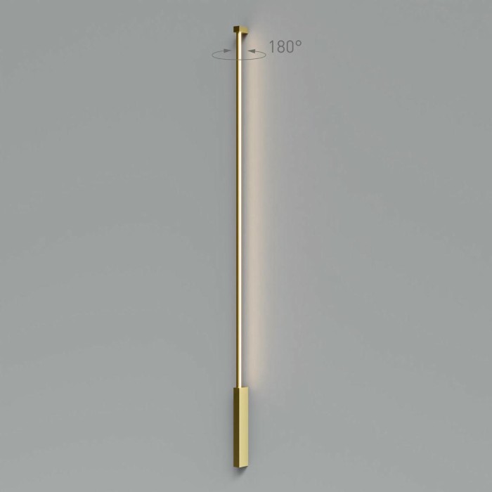 Настенный светодиодный светильник Elektrostandard Alto LED латунь 3000K 40133/LED a069821