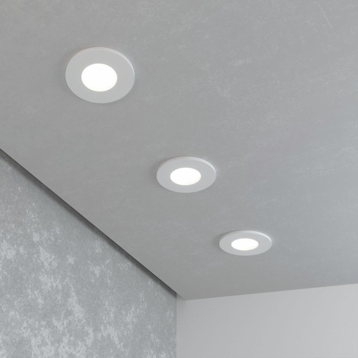 Встраиваемый светильник Elektrostandard 125 MR16 белый матовый a053361