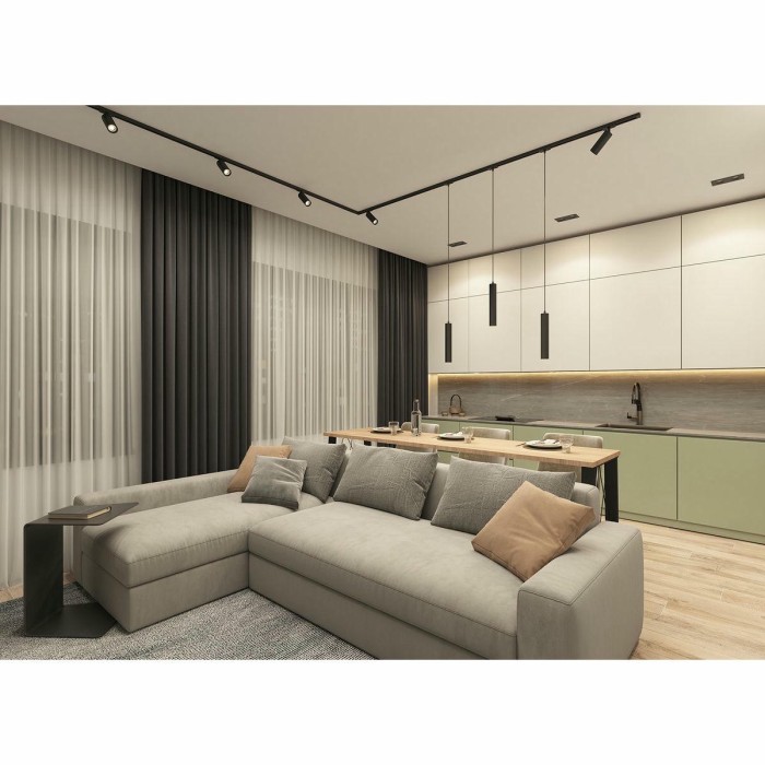 Трековый светильник Denkirs Solid Tube DK6202-BK