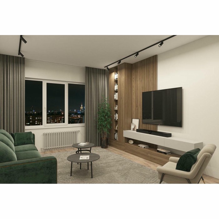 Трековый светильник Denkirs Solid Tube DK6202-BK