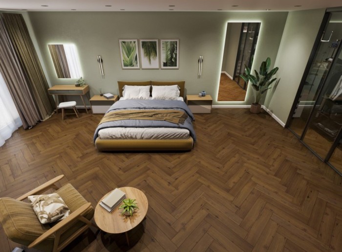 Каменный SPC ламинат Steinholz Herringbone Беллен STH050H (640х128х4.5 мм)