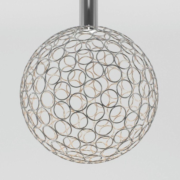 Подвесной светодиодный светильник Eurosvet Gemini 90353/1 хром