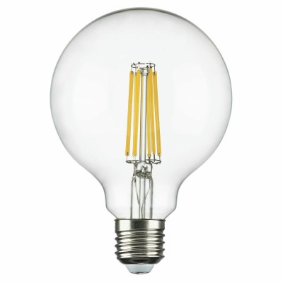 Лампа светодиодная филаментная Lightstar E27 8W 4000K прозрачная 933004