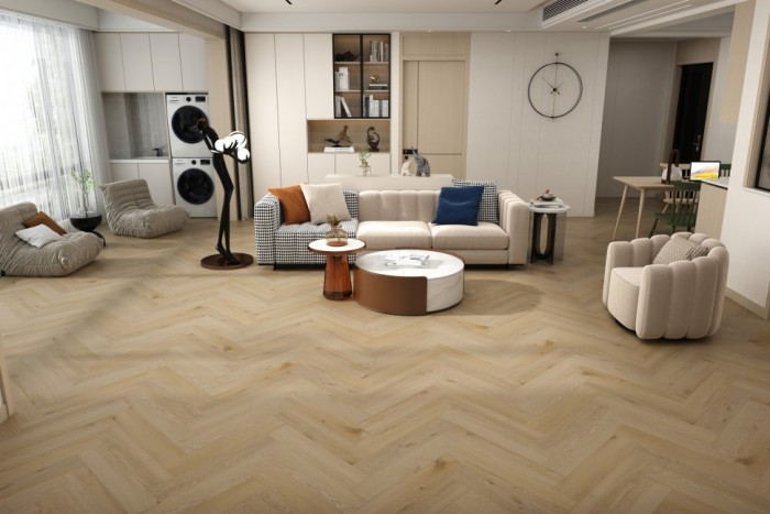 Каменный SPC ламинат Steinholz Herringbone Бреннер STH041H (640х128х4.5 мм)