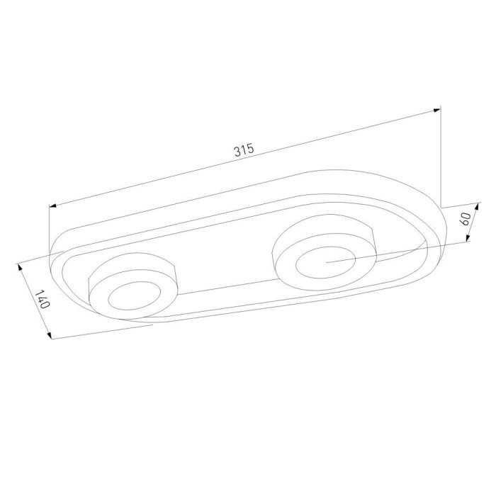 Светодиодный спот Eurosvet Slam 20123/2 LED белый
