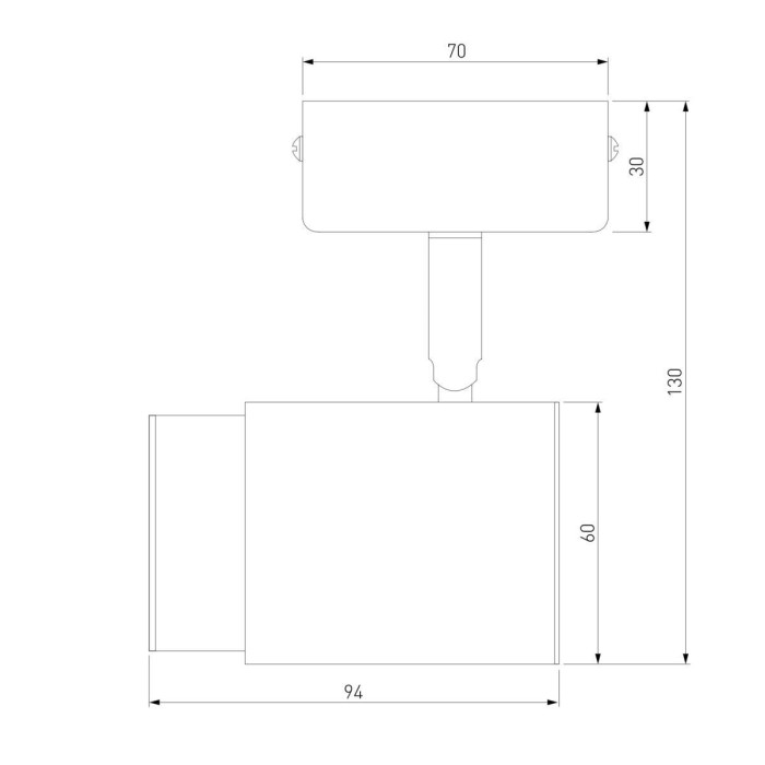 Спот Eurosvet Morgan 20124/1 белый