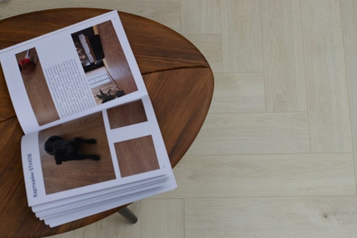 Каменный SPC ламинат Steinholz Herringbone Ландекк STH061H (640х128х4.5 мм)