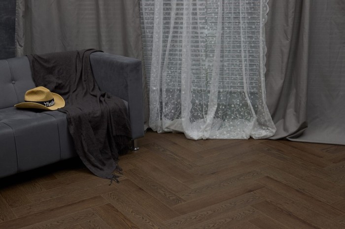 Каменный SPC ламинат Steinholz Herringbone Планзе STH054H (640х128х4.5 мм)