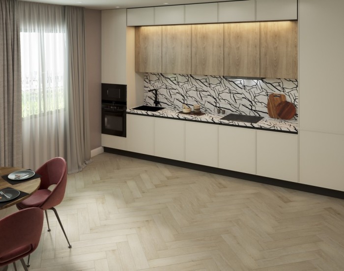 Каменный SPC ламинат Steinholz Herringbone Танне STH039H (640х128х4.5 мм)