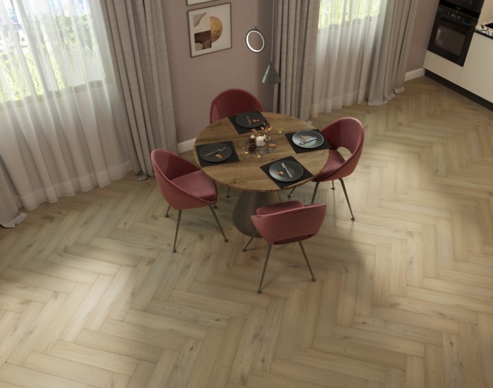 Каменный SPC ламинат Steinholz Herringbone Тироль STH040H (640х128х4.5 мм)