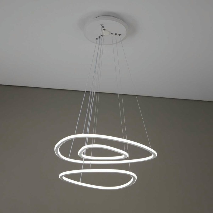 Подвесная светодиодная люстра Citilux Неон Смарт CL731A330E