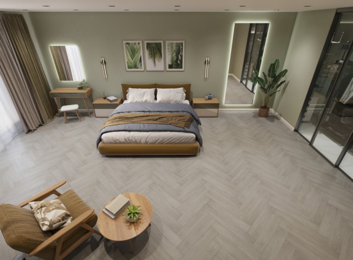 Каменный SPC ламинат Steinholz Herringbone Траун STH035H (640х128х4.5 мм)