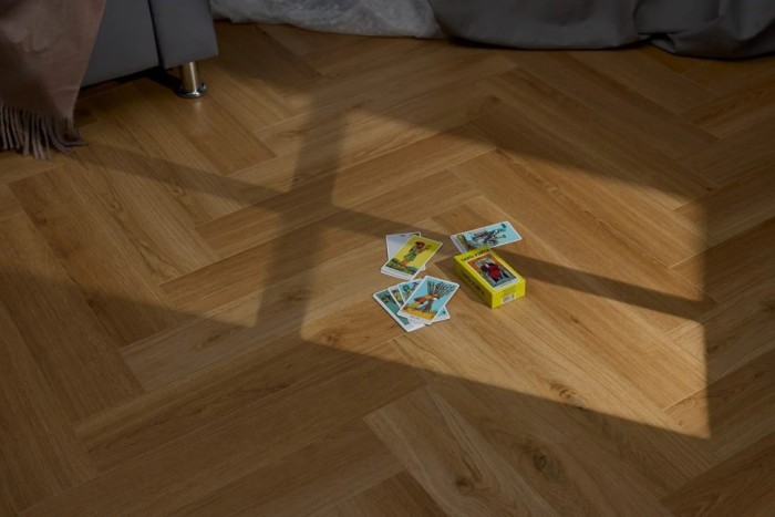 Каменный SPC ламинат Steinholz Herringbone Халлайн STH058H (640х128х4.5 мм)