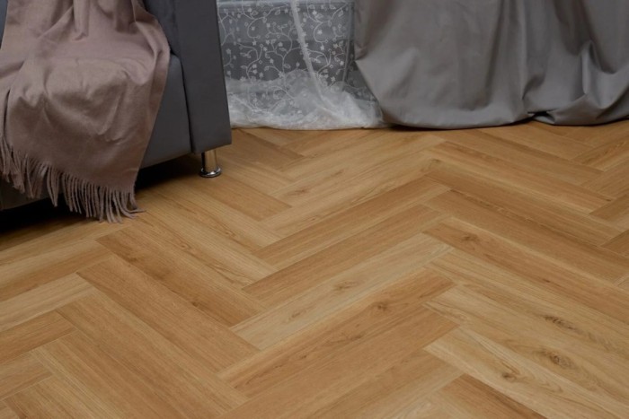 Каменный SPC ламинат Steinholz Herringbone Халлайн STH058H (640х128х4.5 мм)