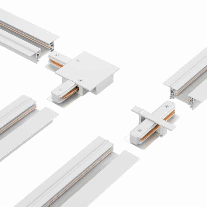 Шинопровод встраиваемый однофазный Crystal Lux CLT 0.121 01 L2000 WH