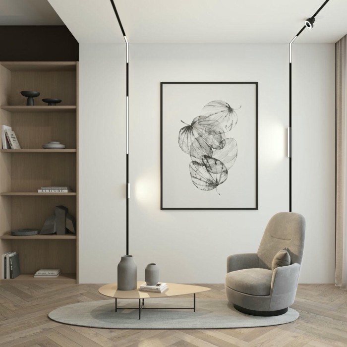 Трековый светодиодный светильник Denkirs Smart Linear DK8004-BK