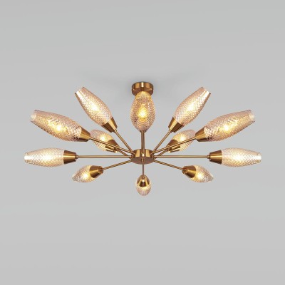 Подвесная люстра Eurosvet Thalia 60140/12 золото