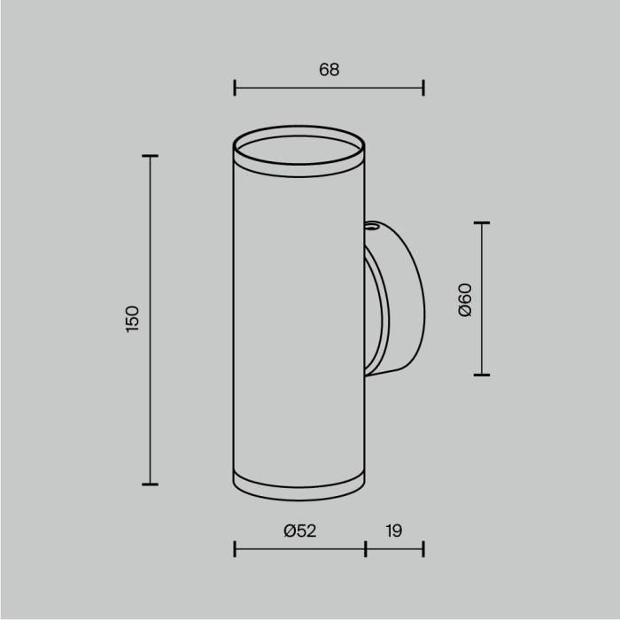 Бра Maytoni Technical Focus S C068WL-02MG