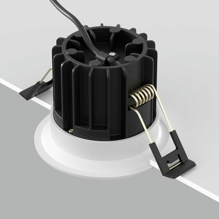 Встраиваемый светильник Maytoni Technical Round DL058-12W4K-W