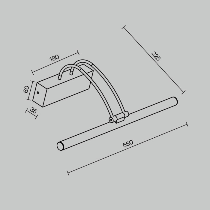 Подсветка для картин Maytoni Finelli MIR004WL-L12BZ