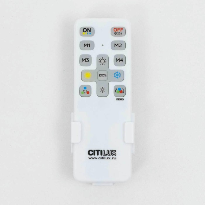 Потолочный светодиодный светильник с пультом ДУ Citilux Купер RGB Черный CL72495G1