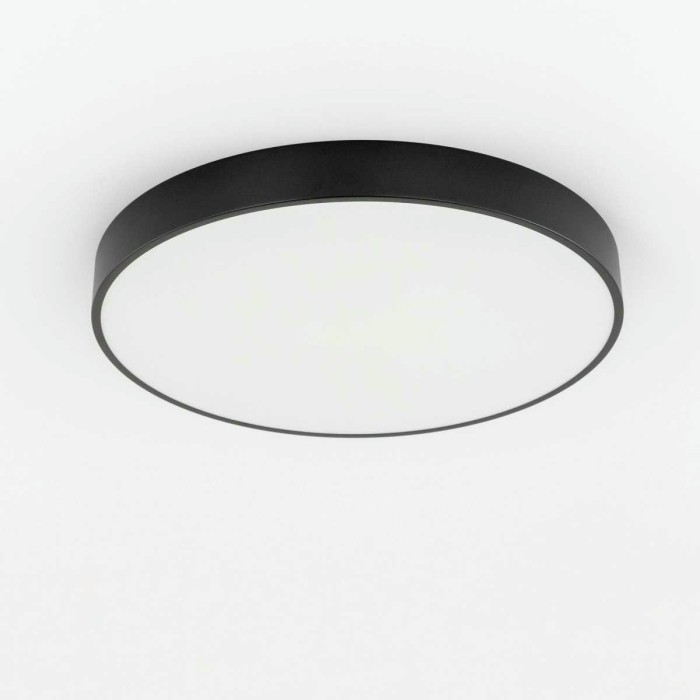 Потолочный светодиодный светильник с пультом ДУ Citilux Купер RGB Черный CL72495G1