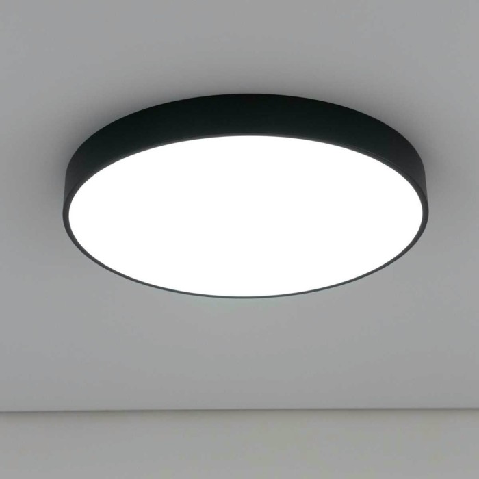 Потолочный светодиодный светильник с пультом ДУ Citilux Купер RGB Черный CL72495G1