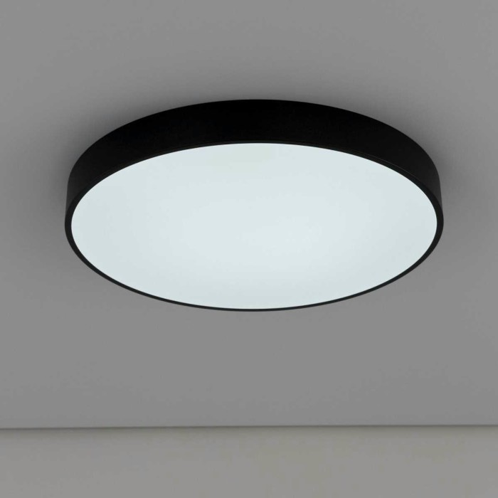 Потолочный светодиодный светильник с пультом ДУ Citilux Купер RGB Черный CL72495G1