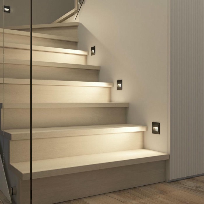 Встраиваемый светодиодный светильник Denkirs Odder DK3050-BK