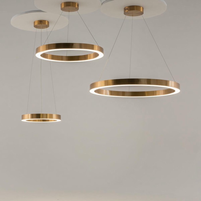 Подвесная светодиодная люстра Maytoni Saturno MOD415PL-L60BS4K