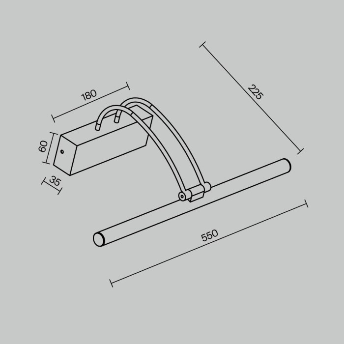 Подсветка для картин Maytoni Finelli MIR004WL-L12B