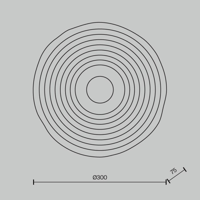 Настенный светодиодный светильник Maytoni Sparkle MOD343WL-L5BS3K1